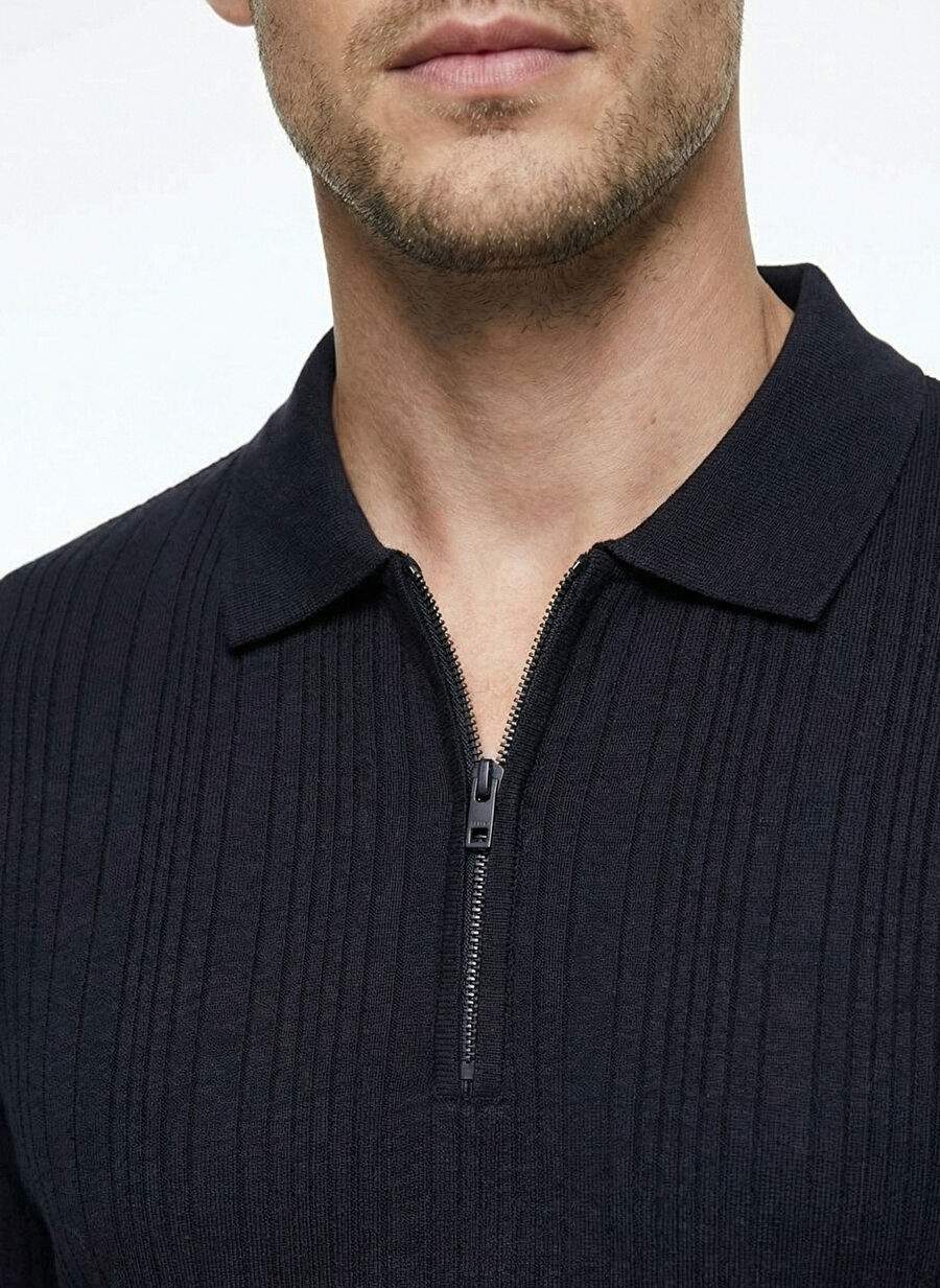 Fabrika Siyah Erkek Basic Polo T-Shirt DAX — صورة المنتج 4 من 7