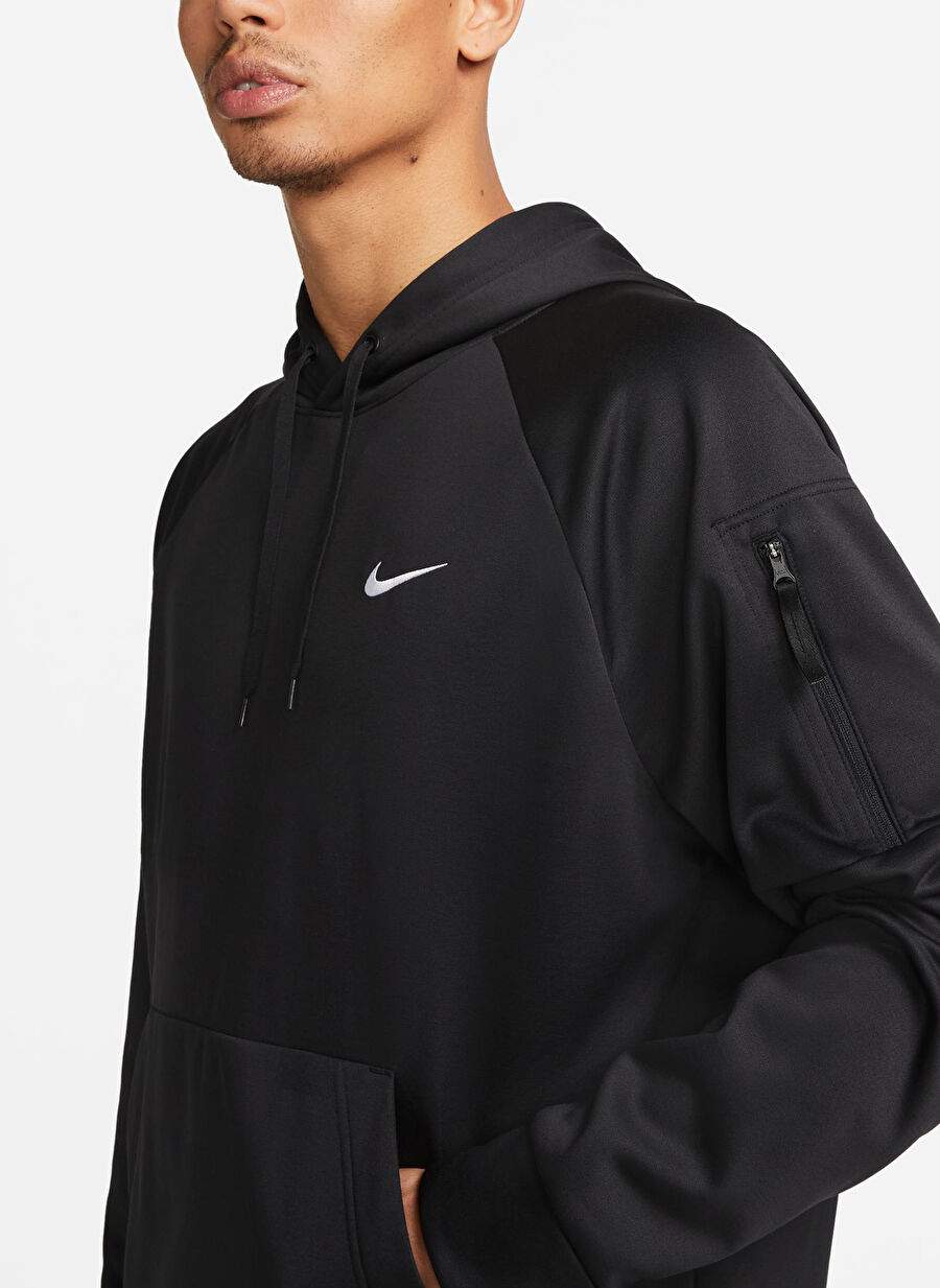 Nike Siyah - Gri - Gümüş Kapüşonlu Erkek Sweatshirt DQ4834-010 NK TF HD PO — Product image 3 of 12
