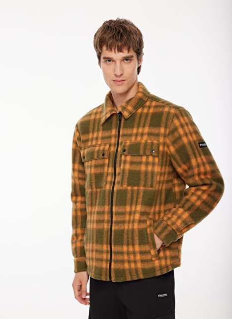 Discovery Expedition Khaki Men's Relaxed Fit Check Jacket D3WM-MNT6
