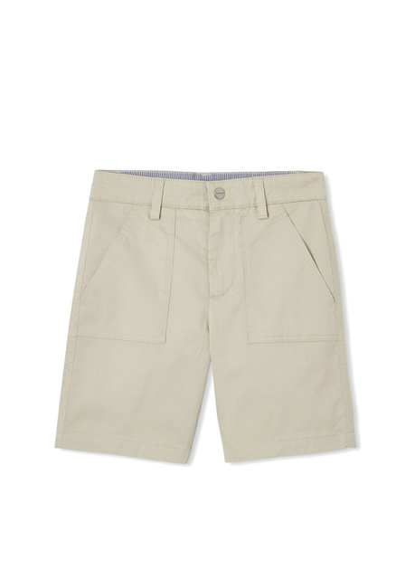 Beige Boy Bermuda Shorts