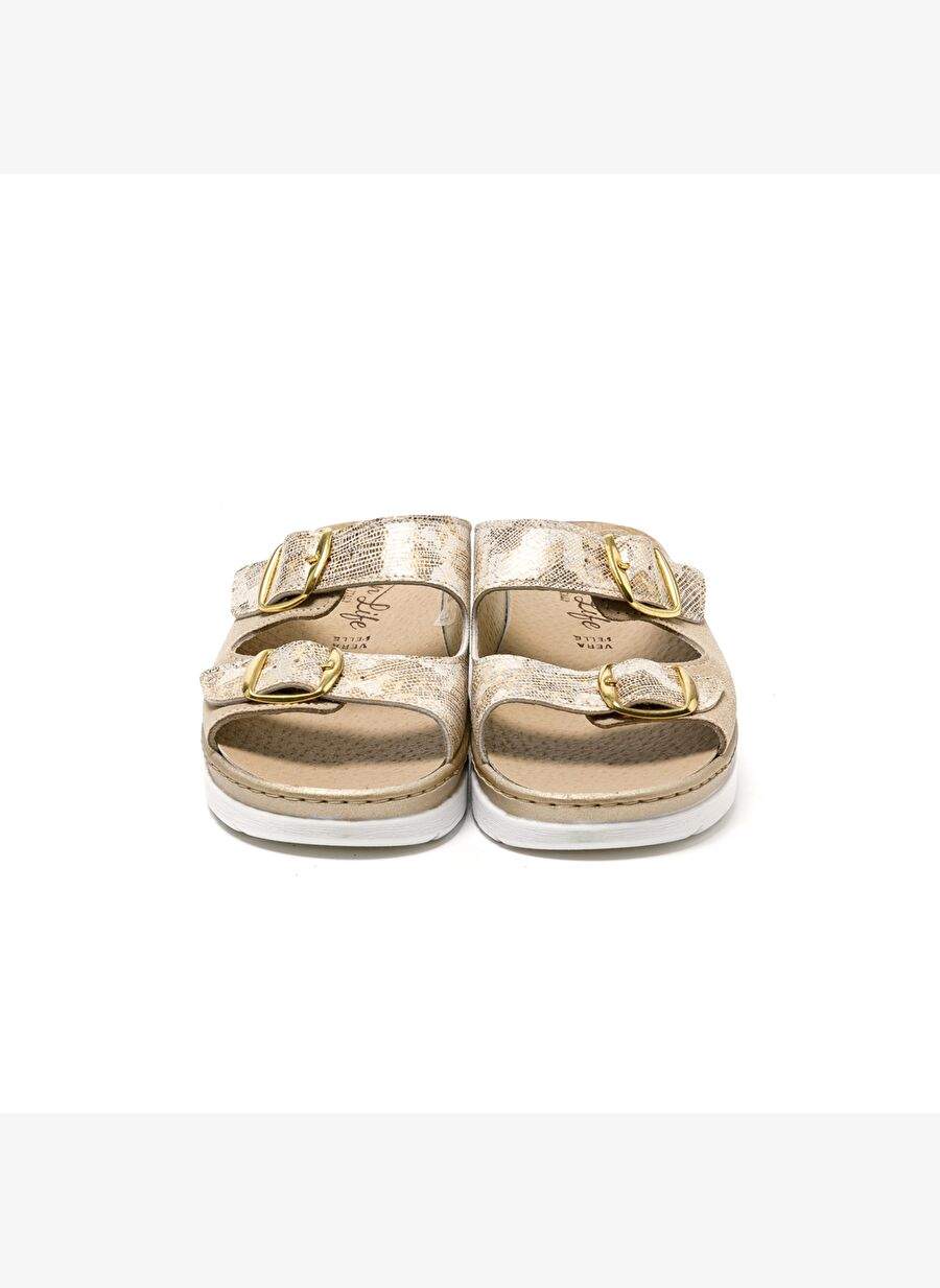 Kadın Terlik 5619 Green Life STRETCH WOMEN'S FOOTWEAR Gold/Beige — صورة المنتج 4 من 6
