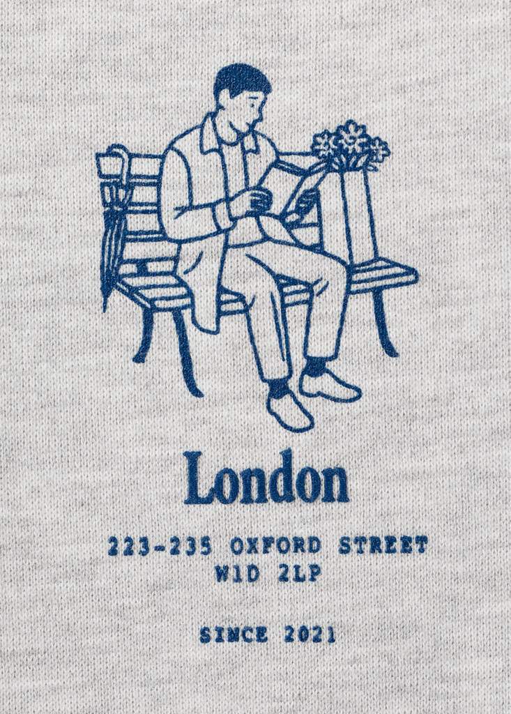 Cotton hooded sweatshirt text — Product image 18 of 19