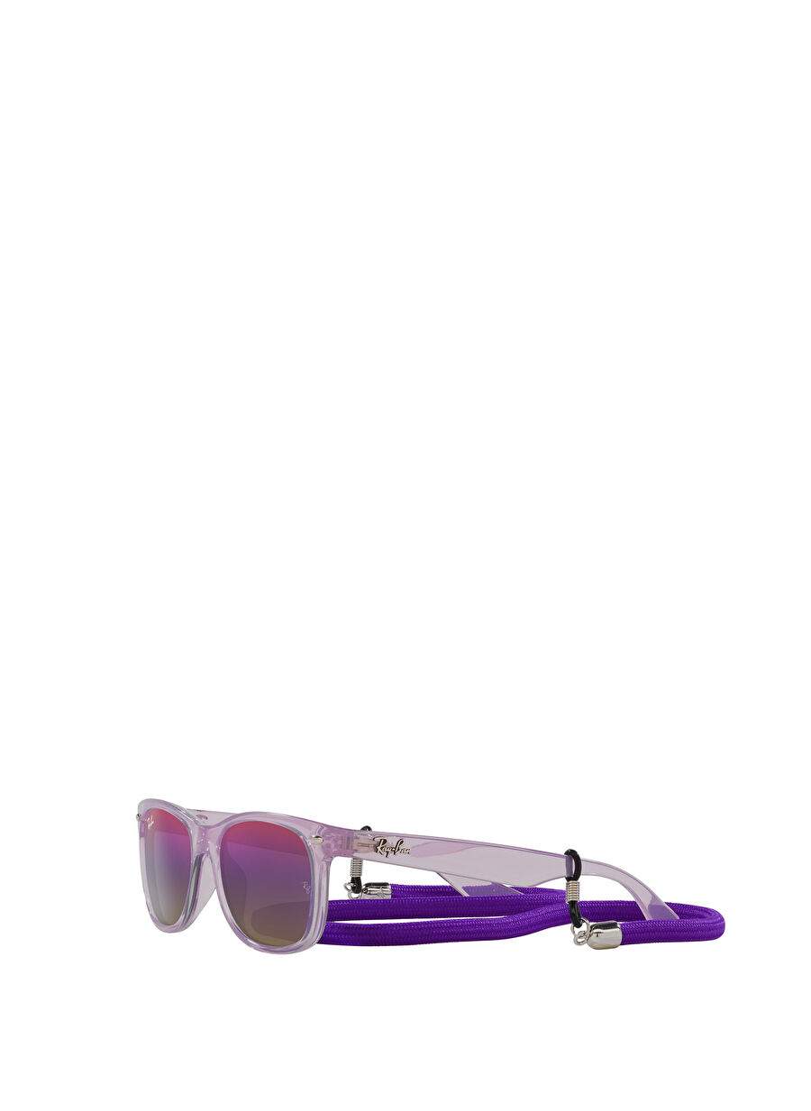 Ray-Ban Jr. New Wayfarer RJ9052S Kare Mor Unisex Güneş Gözlüğü — Product image 3 of 11