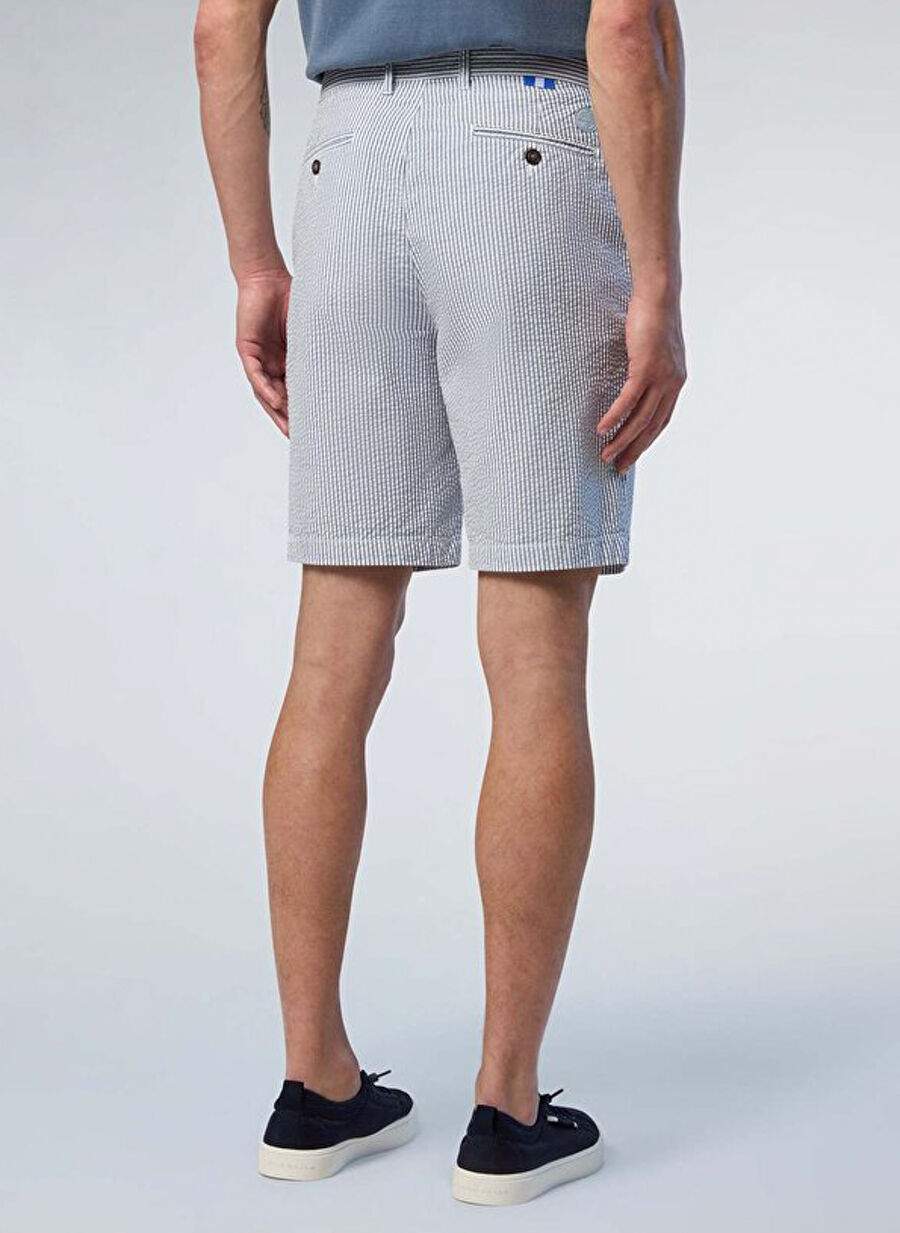 Mavi - Beyaz Erkek %100 Pamuk Pantolon NS0000673153 — Product image 3 of 5