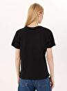 Limon Siyah Kadın Loose Fit Baskılı T-Shirt L5SL-TST5810 — صورة المنتج 22 من 35