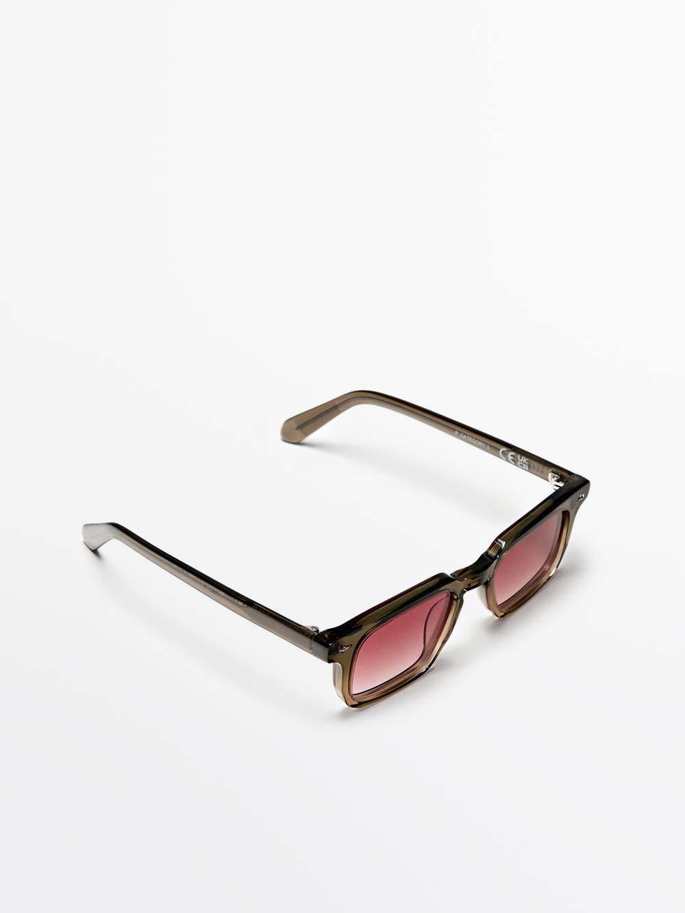 Narrow rectangular sunglasses — Product image 7 of 12