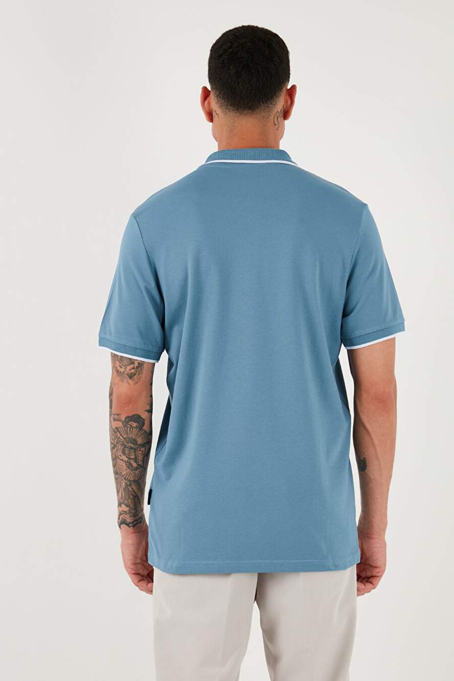 Buratti Pamuklu Regular Fit Polo Yaka T Shirt Erkek 5902063 — صورة المنتج 6 من 6