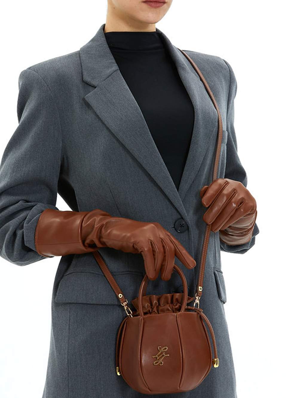 Alin Taba Deri Kadın Omuz Çantası — Product image 6 of 6