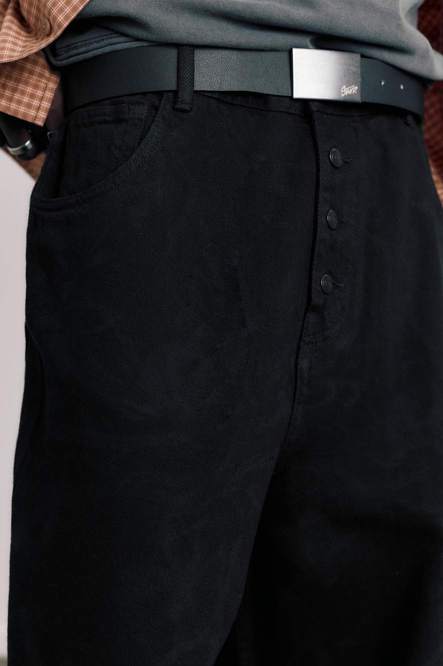 Laser print baggy jeans — صورة المنتج 18 من 25