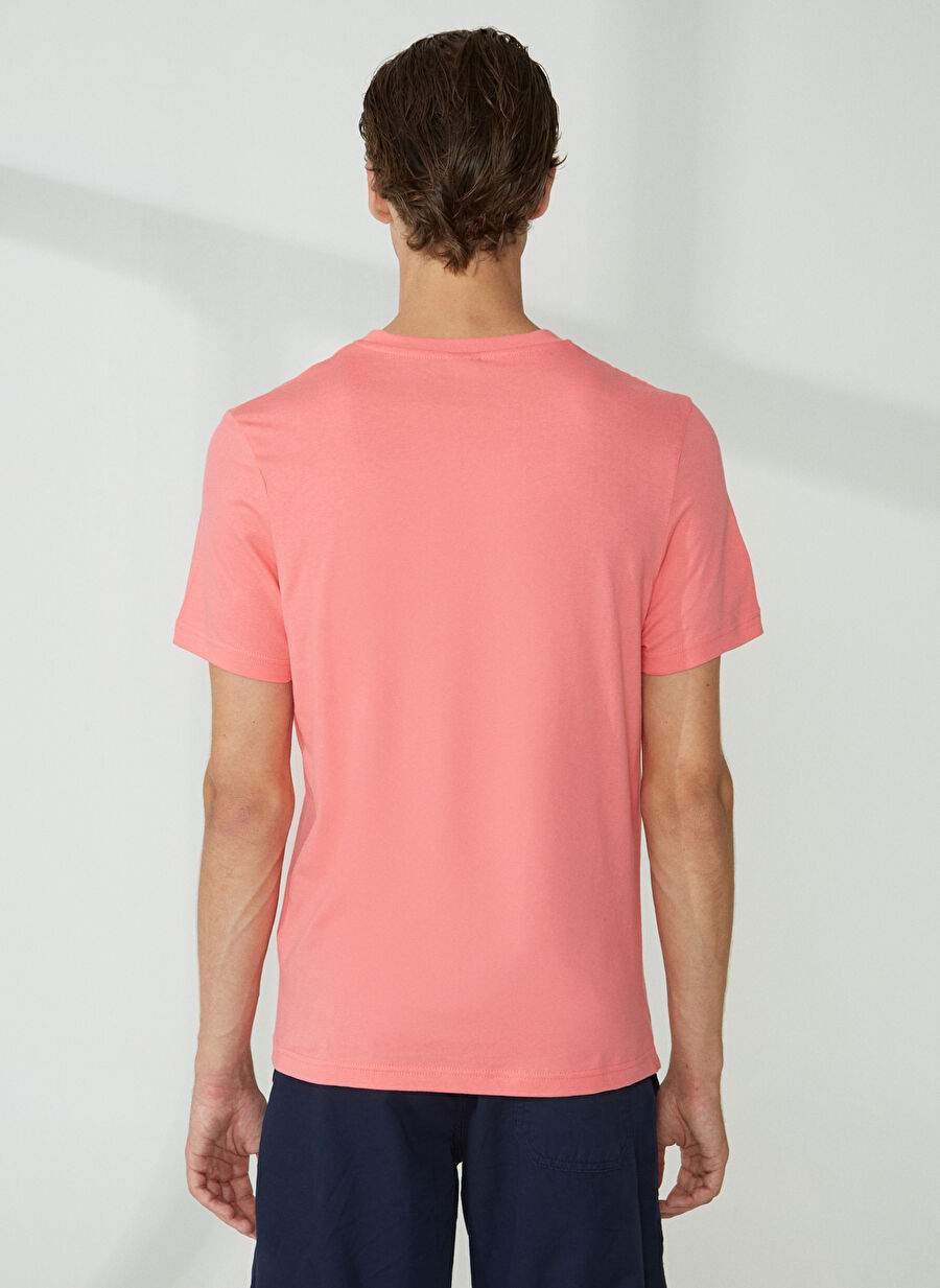 Murphy&Nye Bisiklet Yaka Düz Pembe Erkek T-Shirt EMBOSS T-SHIRT — صورة المنتج 5 من 5