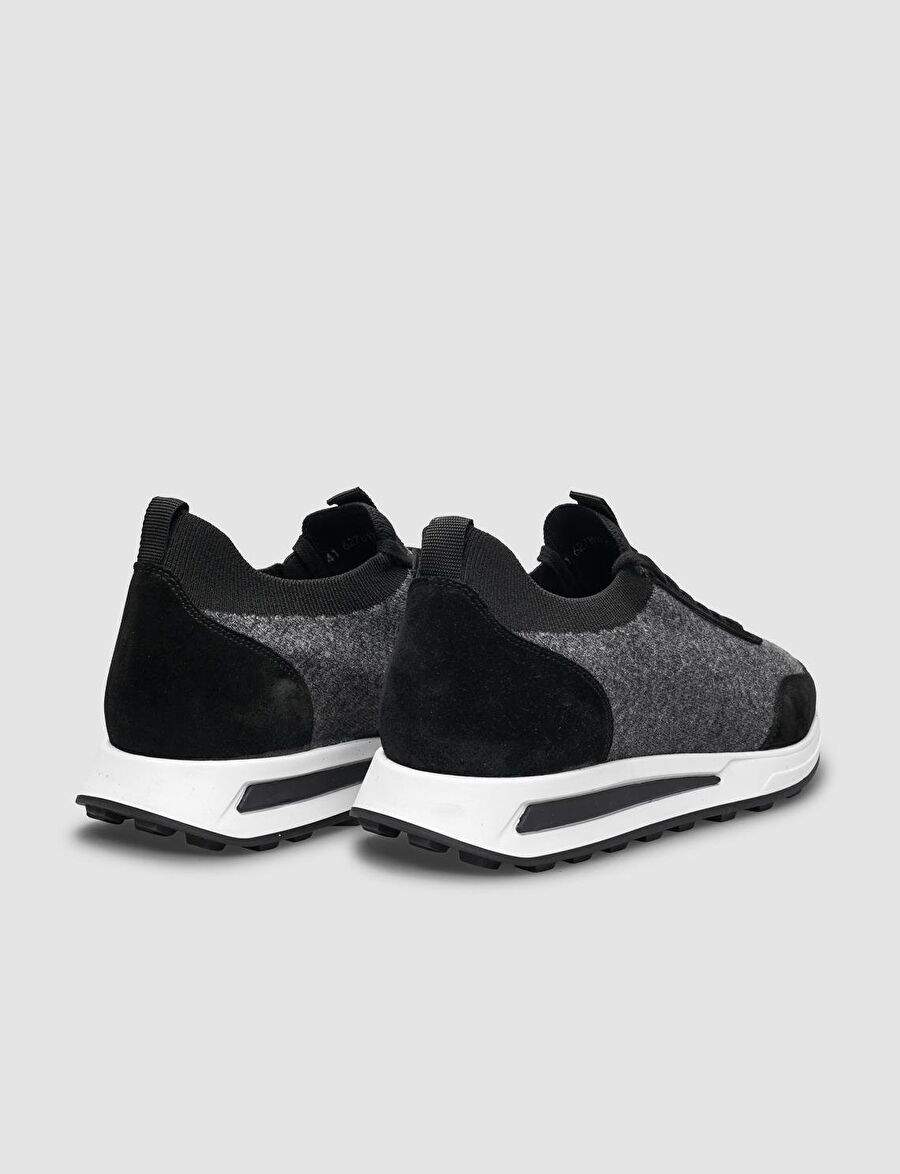 Cabani Shoes Grey-Black Men's Suede Sneaker 30028 — Product image 3 of 4