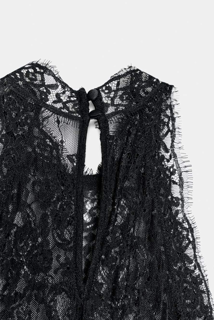 LACE CAMISOLE DRESS — Product image 9 of 9