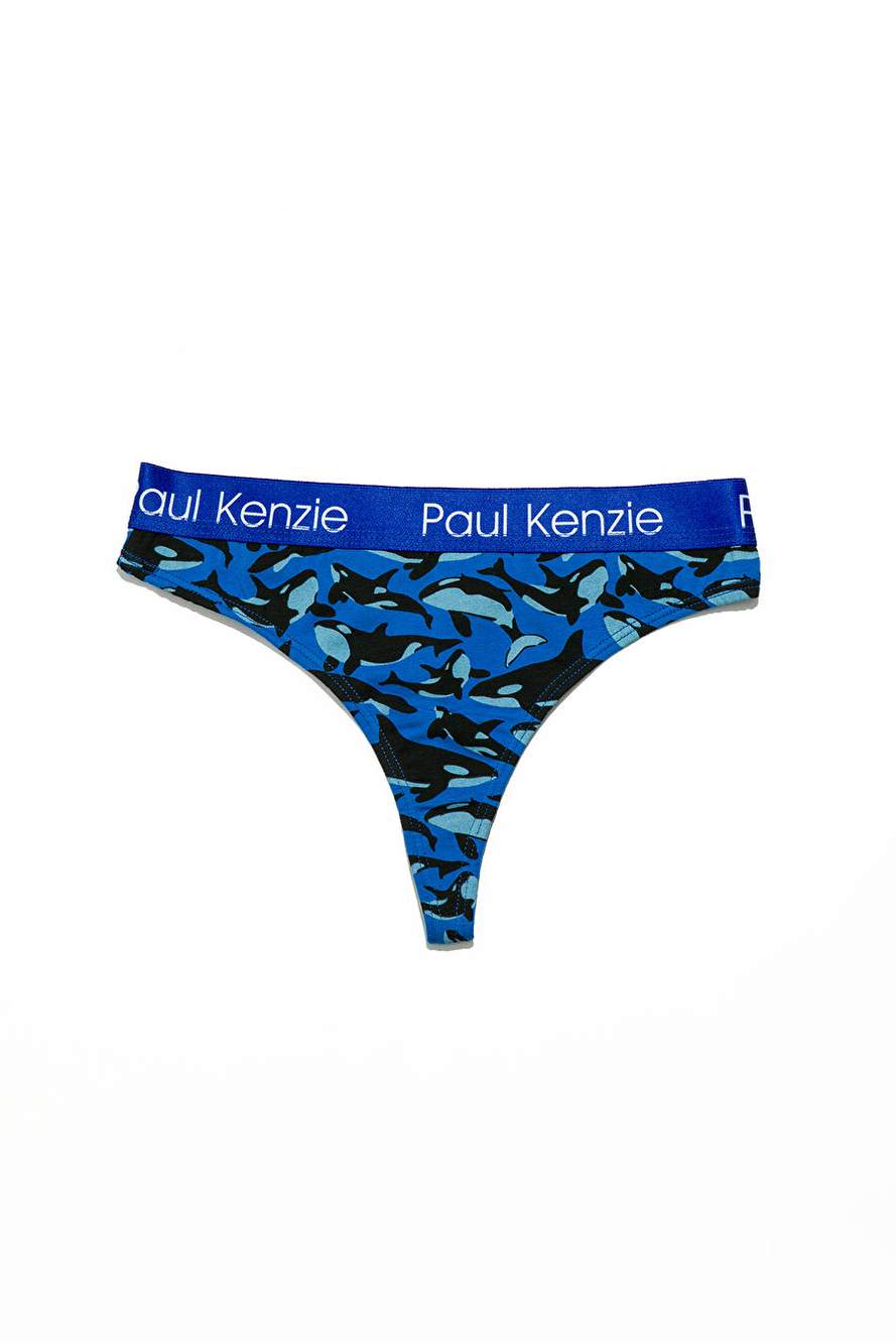 Patterned Women String Panties – Eco Characters – Oh Whale — Product image 6 of 7
