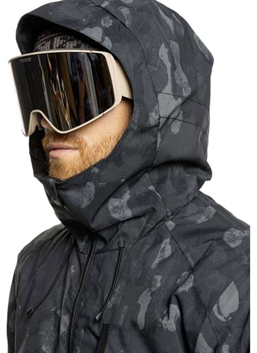 Quiksilver Black Men's Ski Coat Eqytj03479mission Printed Jk — Product image 6 of 10