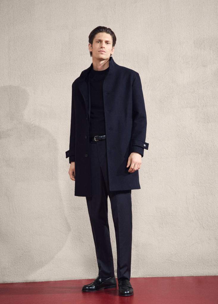 Wool funnel neck coat — Product image 18 of 20