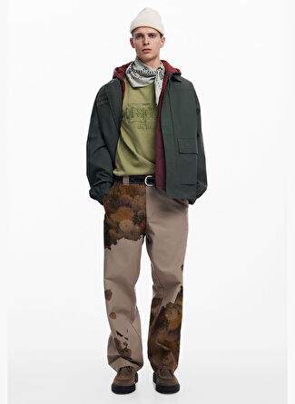 Desigual Haki Erkek Regular Fit T Shirt 25smtk13 Man Knit T Shirt Short Sle — Product image 5 of 20