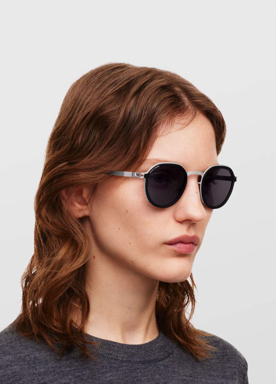 Mykita Mr001 Al1 C379 Silver Black Steel Unisex Sunglasses — Product image 5 of 6