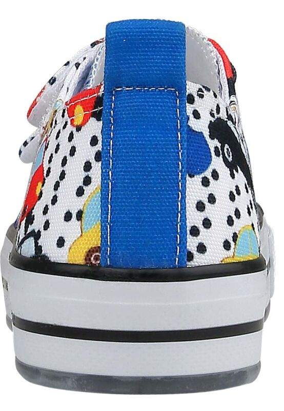 Unisex Kids Vegan White Light-Up Velcro Sneakers - Just Go Somewhere Design — Product image 5 of 9