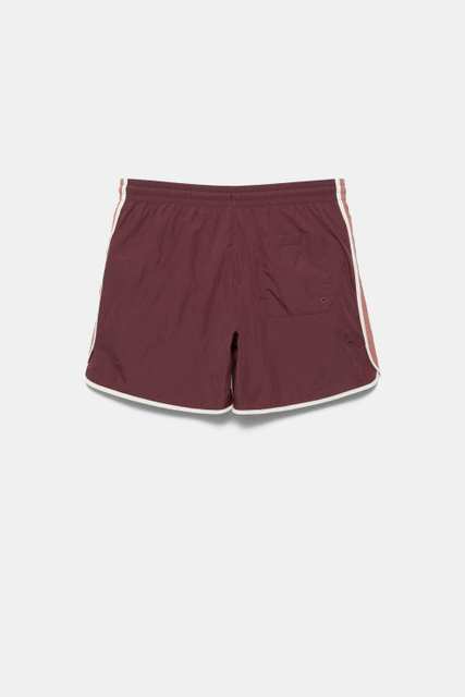 Contrast panel swimming trunks