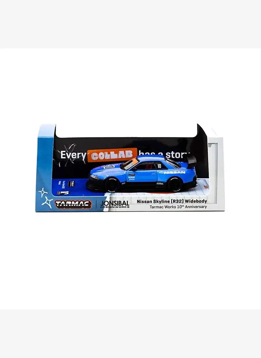 Tarmac Works 164 Nissan Skyline (R32) Widebody Tarmac Works 10th Anniversary - Designed by Jon Siba — Product image 3 of 3