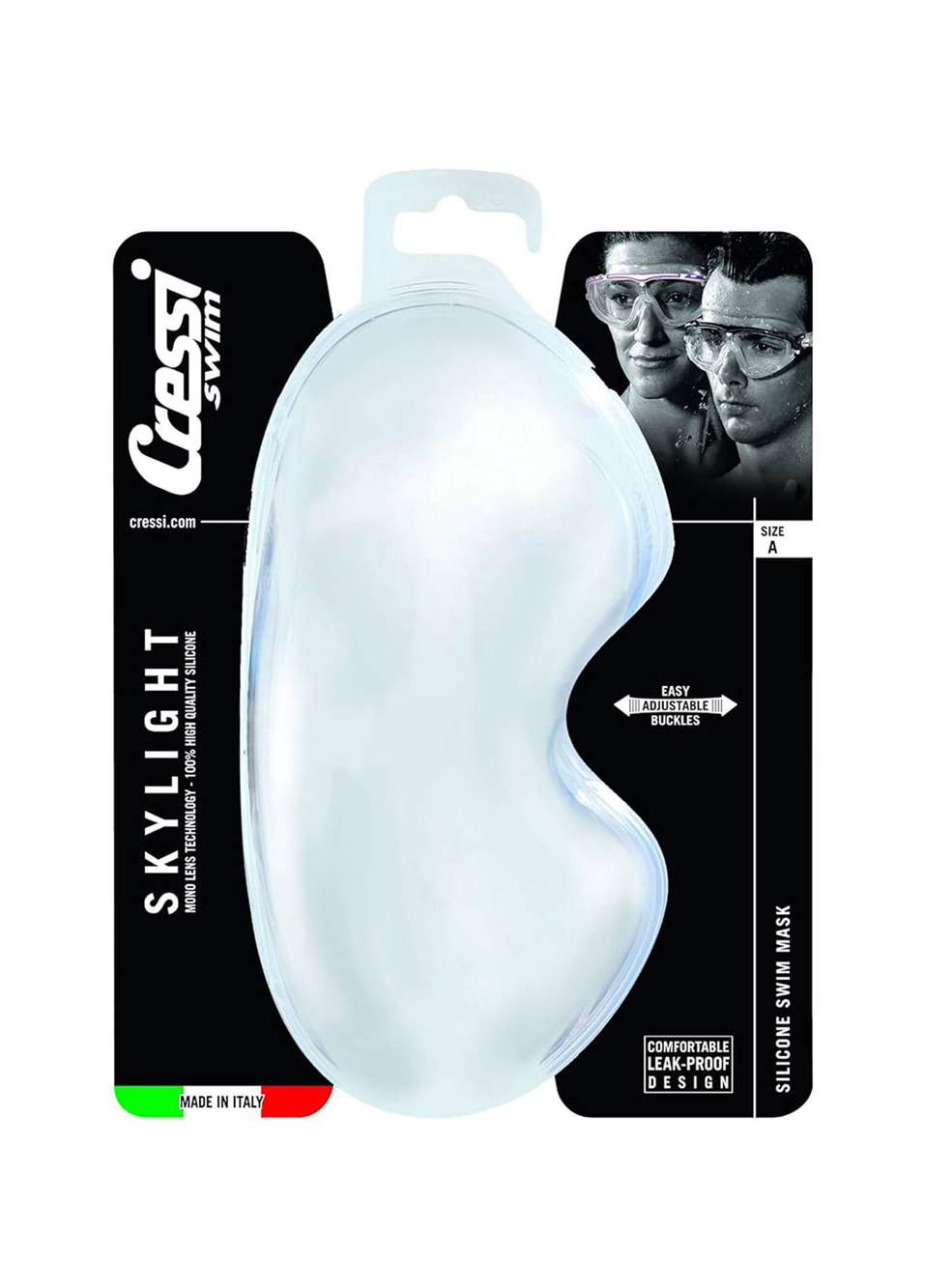 Skylight Clear Black Grey Swimming Goggles — Product image 5 of 5