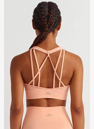 Jacquard Sports Bra Peach Feather — Product image 17 of 30