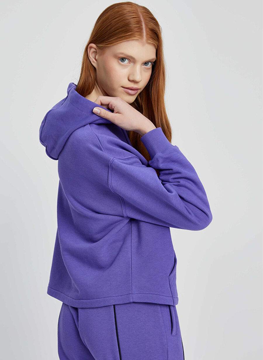 Ellesse Ef037 Pr كادن هوديي البلوز الأرجواني — صورة المنتج 3 من 3