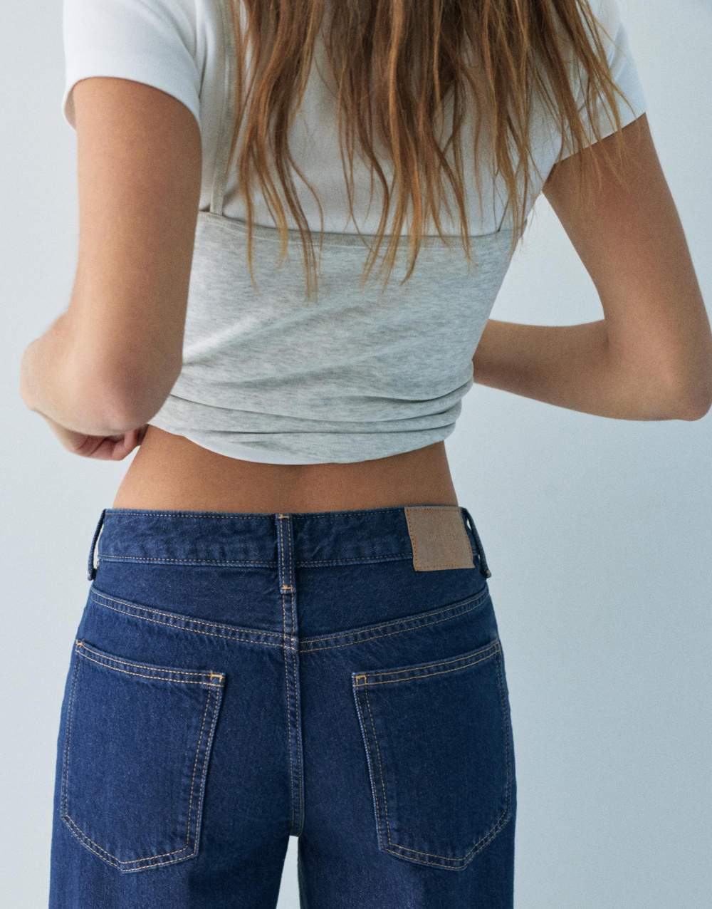 Wide-leg stud jeans — Product image 9 of 60
