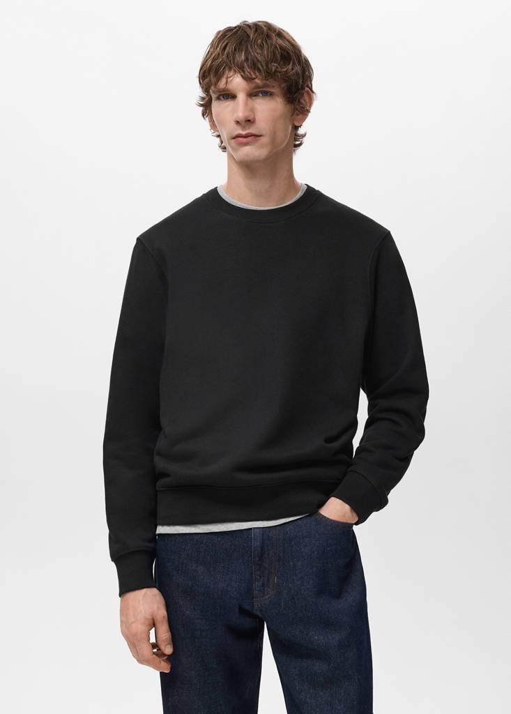 Cotton sweatshirt with soft-touch lining — Product image 3 of 30