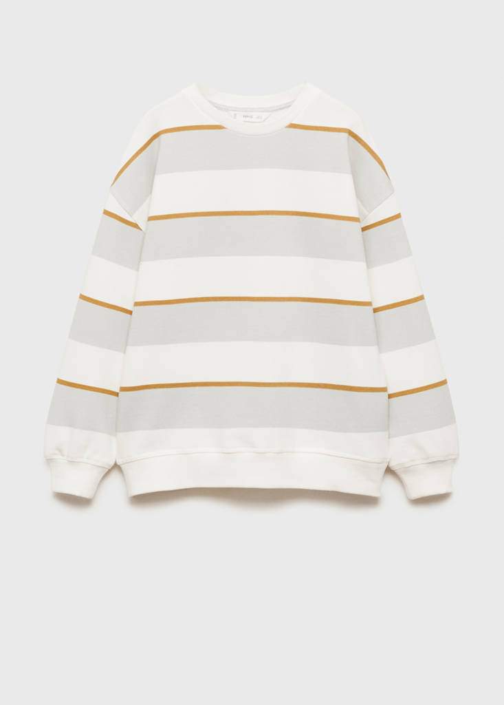 Striped cotton-blend sweatshirt — Product image 4 of 5
