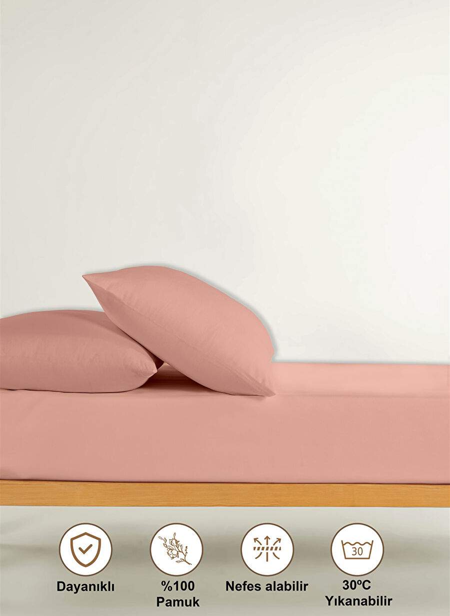 Monolisse Pudra Çarşaf Seti Siena 160x200 LastikliÇarşafSetiP — صورة المنتج 4 من 5