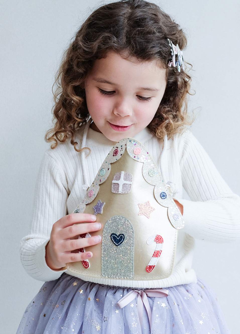Gingerbread House Kız Çocuk Omuz Çantası — صورة المنتج 3 من 5