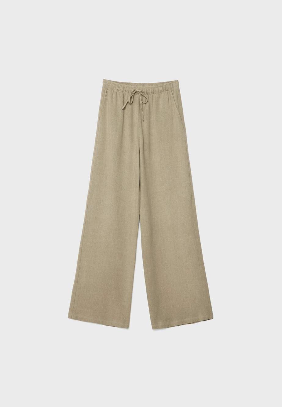 Flowing linen-effect trousers — Product image 32 of 51