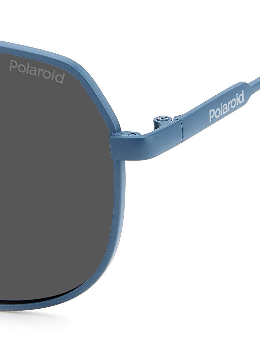 Polaroid Gri Unisex Güneş Gözlüğü 205697FLL58M9 — صورة المنتج 5 من 5