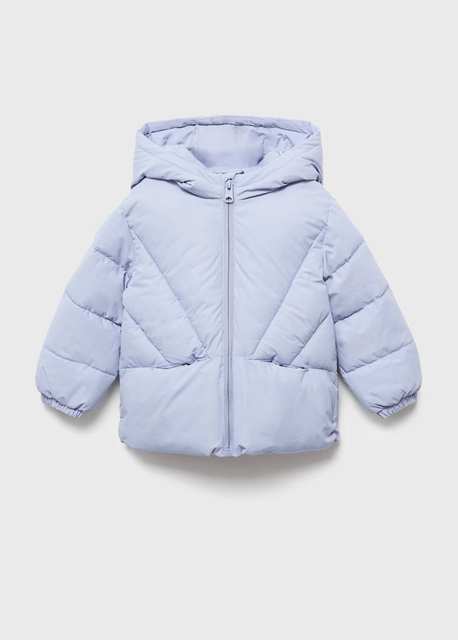 Hood puffer coat
