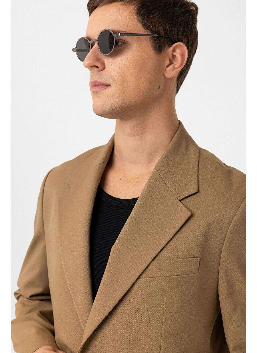 Antioch Camel Relax Fit Men's Blazer Jacket — Product image 4 of 5