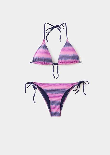 Tie-dye Brazilian bikini bottoms