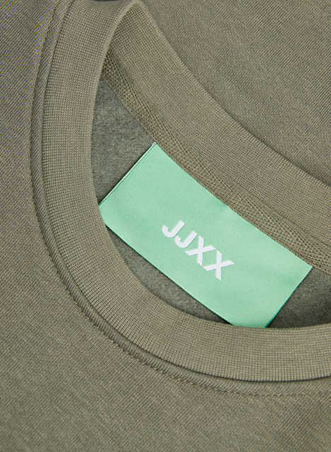 JJXX Crew Neck Printed Dark Green Women's Sweatshirt JXOHIO RLX LS CREW SWT