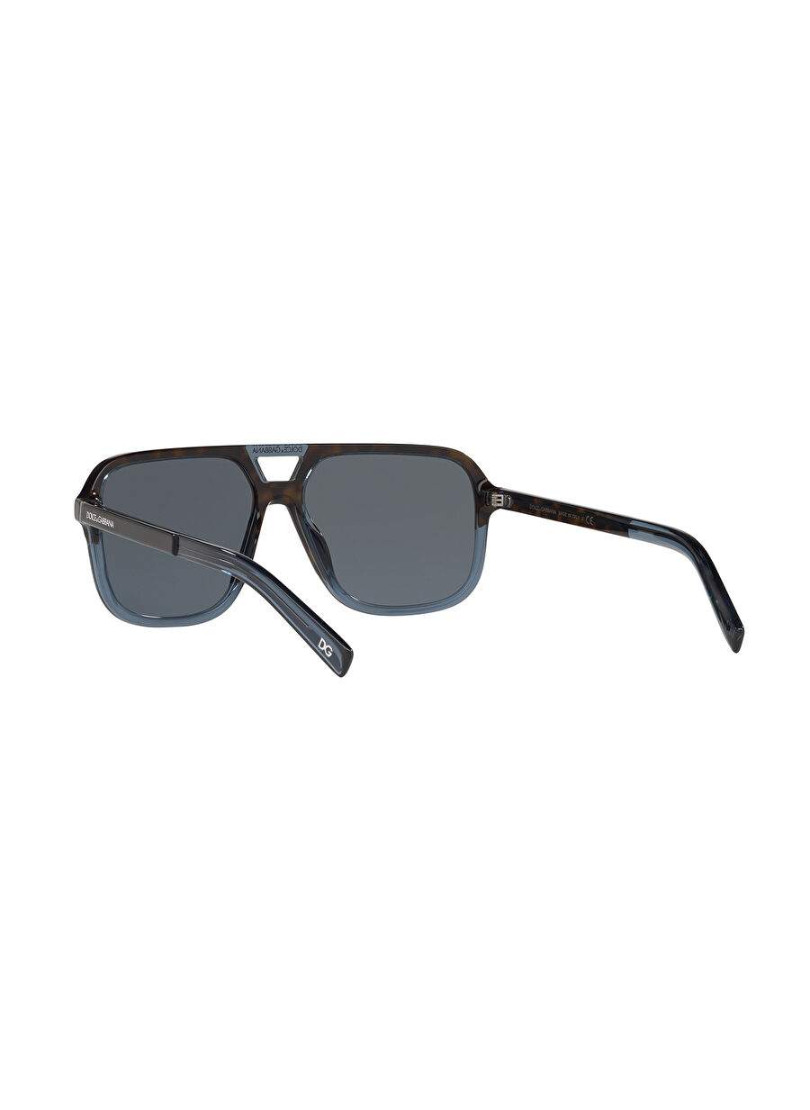 Dolce&Gabbana DG4354 Kare Mavi Erkek Güneş Gözlüğü — صورة المنتج 6 من 12