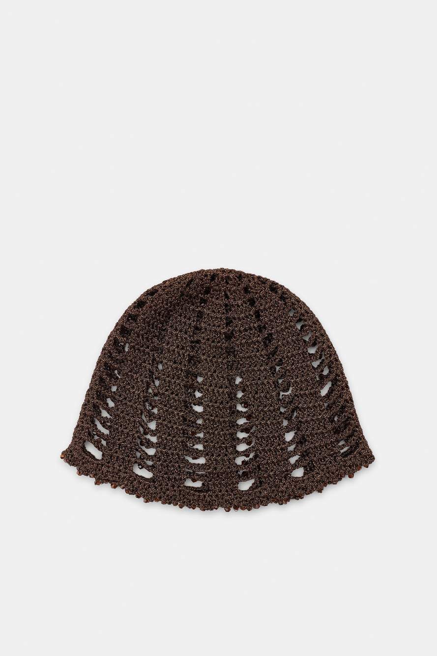 CROCHET SKULLCAP WITH BEADS — Product image 3 of 4