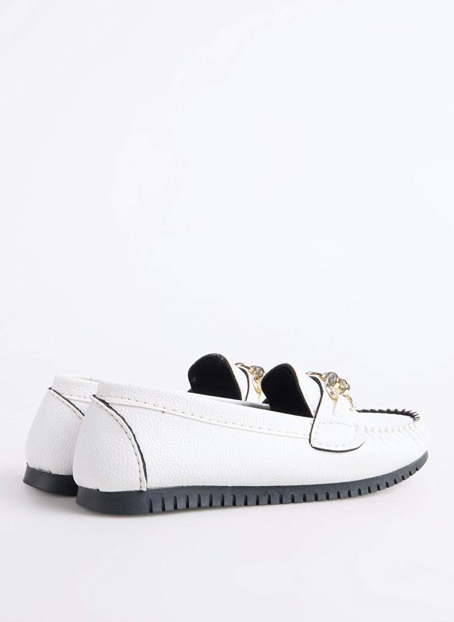 F By Fabrika Beyaz Kadn Loafer Inel — Product image 3 of 5