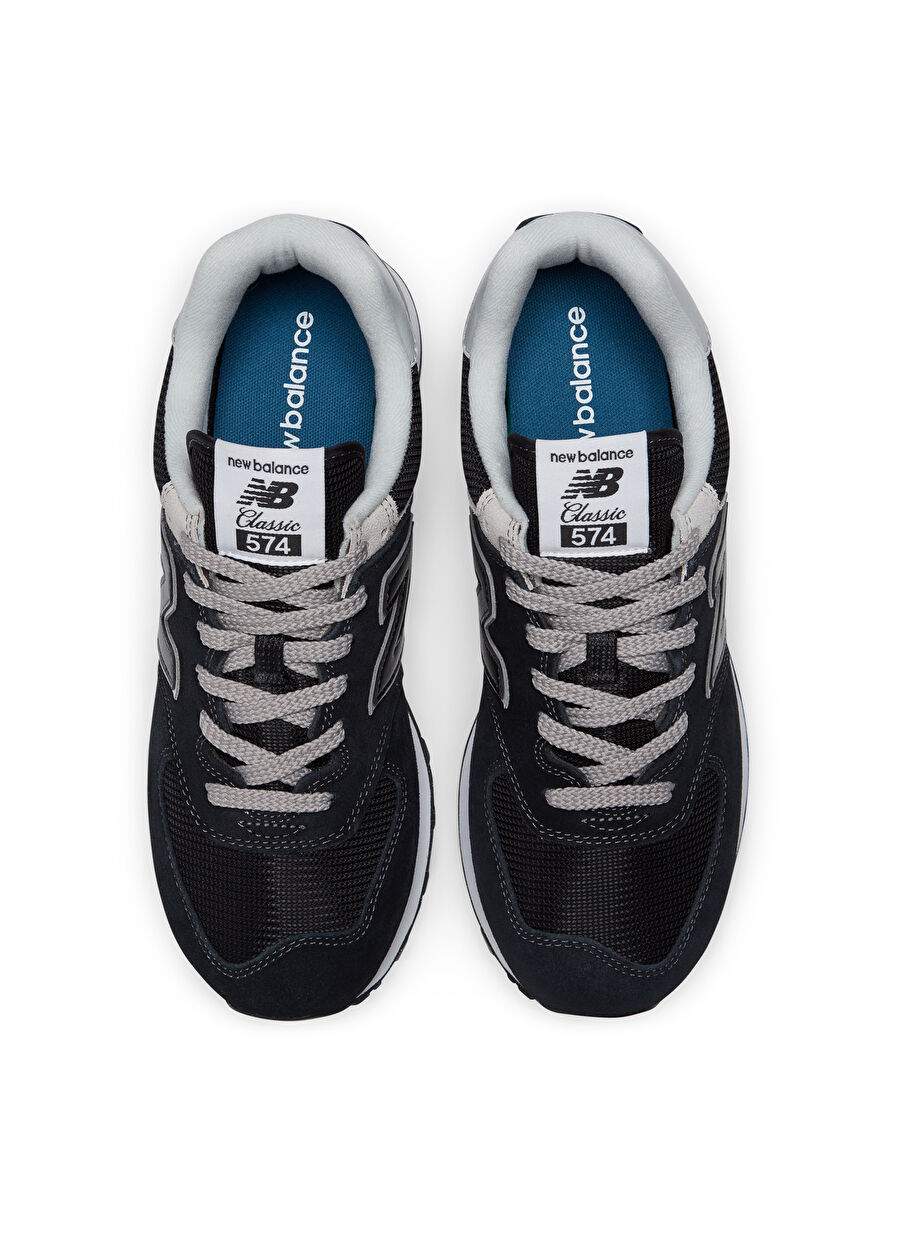New Balance 574 ML574EVB NB Black Suede Men's Walking Shoes — Product image 4 of 8