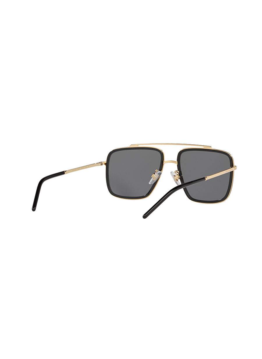 Dolce&Gabbana DG2220 Kare Siyah Erkek Polarize Güneş Gözlüğü — صورة المنتج 8 من 12