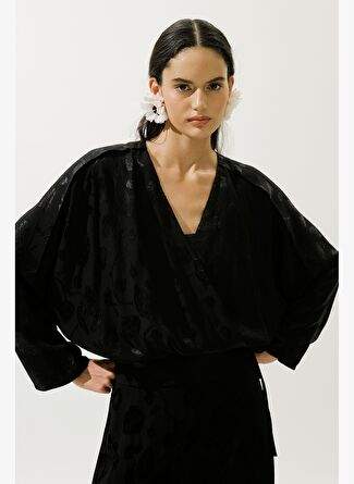 Jakarl Saten Kimono Siyah — Product image 4 of 30