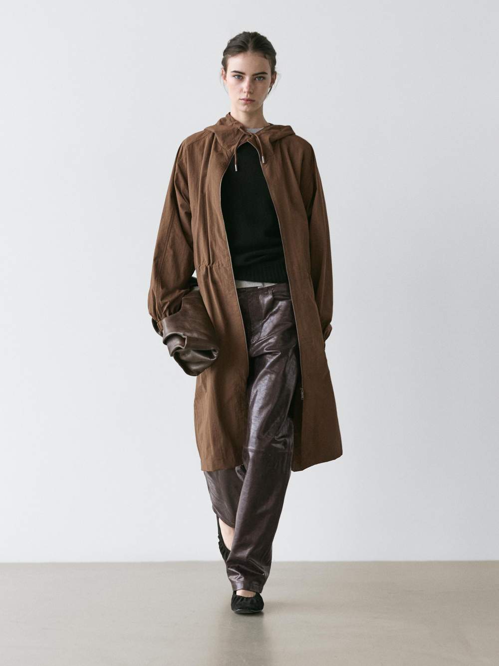 Long technical fabric parka — Product image 16 of 20