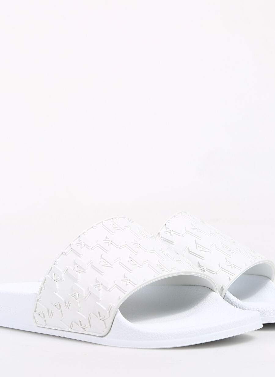 Karl Lagerfeld Beyaz Erkek  Plaj Terliği KONDO Monogram Slide — Product image 5 of 5