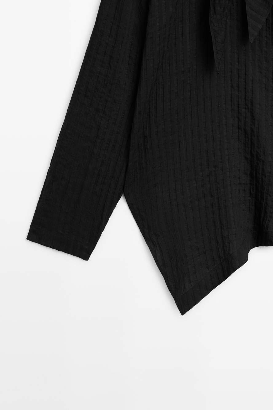 Striped flowing shirt with scarf detail — Product image 13 of 22