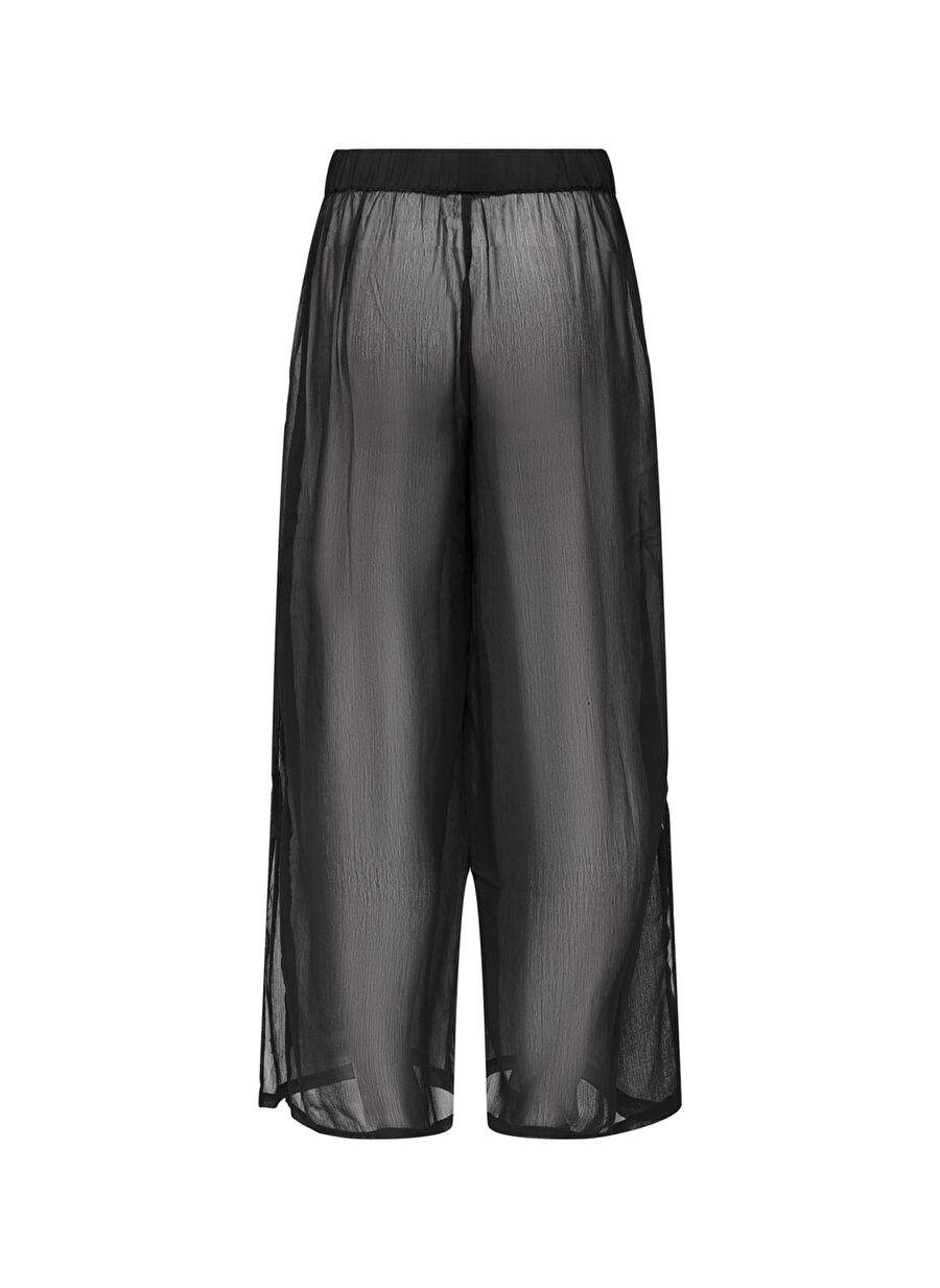 Only Onlanna Life Beach Pants  Normal Kalıp Düz Siyah  Kadın Pareo — صورة المنتج 6 من 6