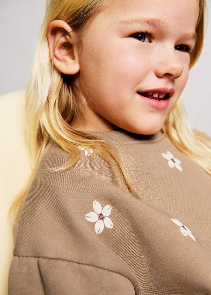 Floral print cotton sweatshirt — Product image 5 of 6