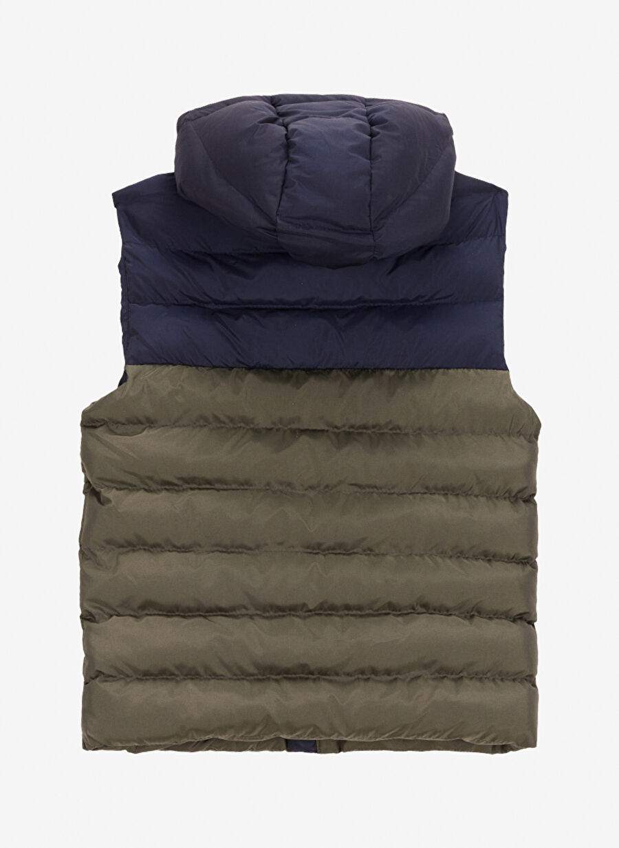 Jeep Haki Erkek Cocuk Kapuson Yaka Relaxed Fit Baskl Puffer Yelek J4wb Ylk7717 — صورة المنتج 4 من 4